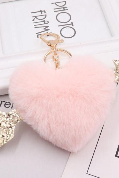Cupid Arrow Love Plush Key Chain Creative Gift Fashion Women&amp;amp;#039;s Hairball Bag Pendant-7