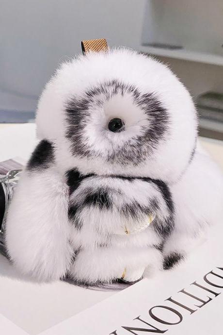 Rex Rabbit Fur rabbit fur pendant cute doll Pendant-4