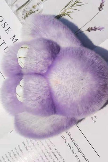 Rex Rabbit Fur Rabbit Fur Pendant Cute Doll Pendant-10