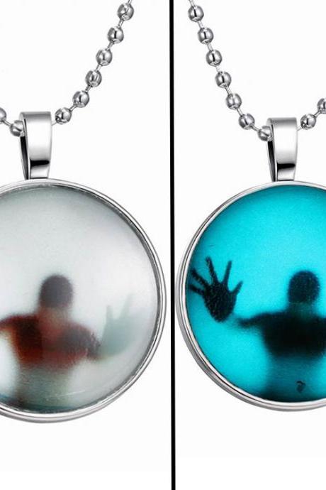 Halloween Jewelry Punk Creative Luminous Necklace