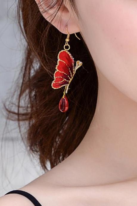 National Handmade Butterfly Beads Earrings
