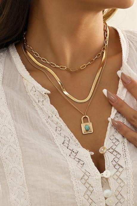 Original Cool Chains Multi-layers Necklace