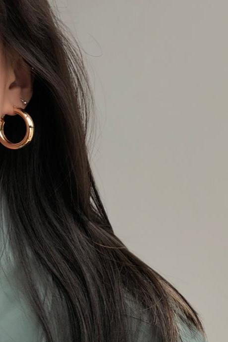 Fashion Punk Geometric Hoop Earrings Accessories