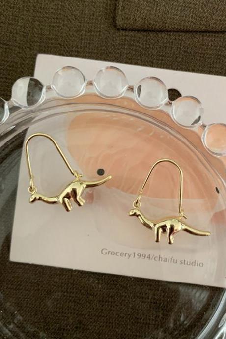 Urban Solid Color Dinosaurs Shape Earring