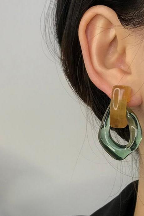 Original Chic Resin Geometry Earrings