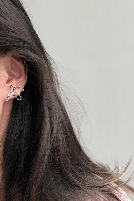 Fashion Geometric Hollow Earrings