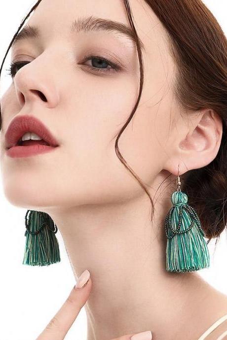 National Style Tassel Earrings Accessories