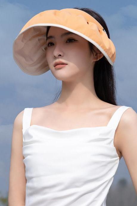 ORANGE Urban Contrast Color Sun Protection Sun Hat