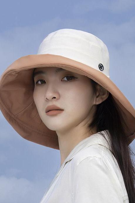 Urban Contrast Color Reversible Breathable Sun Protection Sun Hat