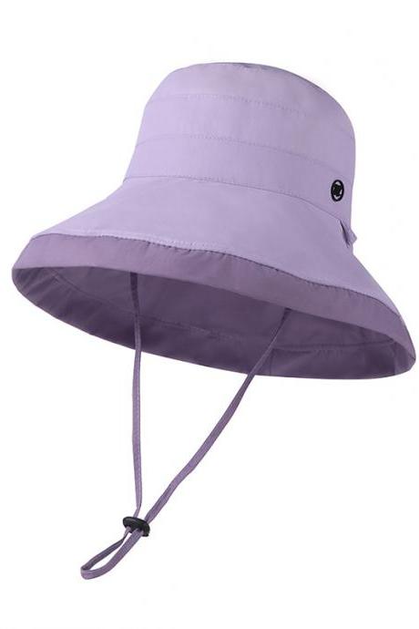 PURPLEUrban Contrast Color Reversible Breathable Sun Protection Sun Hat