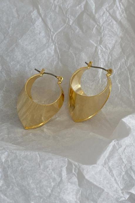 GOLD Original Chic Solid Normcore Geometric Earrings