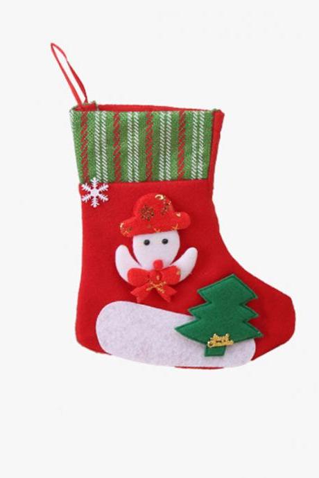 5# Xmas Gift Socks Year Candy Bag Christmas Decor Christmas Decoration