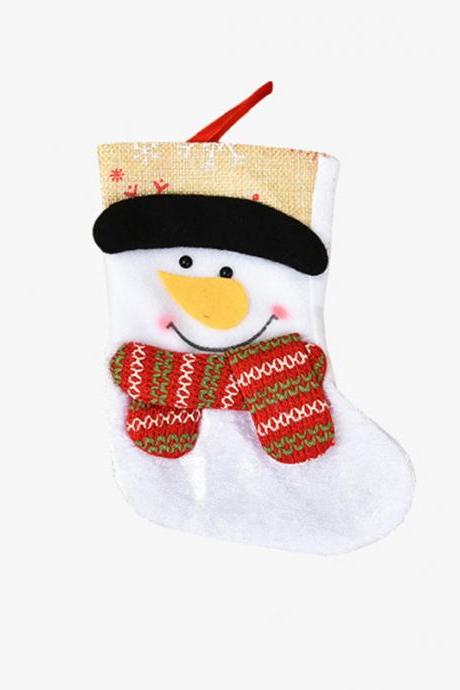 9# Xmas Gift Socks Year Candy Bag Christmas Decor Christmas Decoration