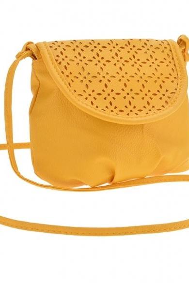 Fashion Women's Girls Cute Mini Shoulder Bag Yellow Cross Bag