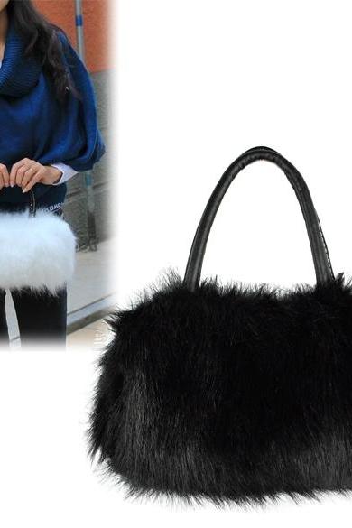 Winter Mini Lovely Fur Leather Handbag Shoulder Bag(ba23020401)