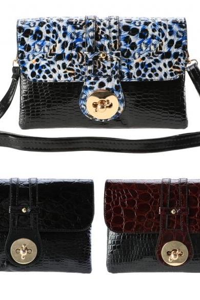 Fashion Women Synthetic Leather Shoulder Bag Casual Vintage Style Handbag