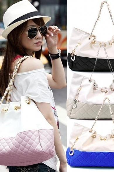 Girls' Oversized Bag Shoulder Handbag Chain Straps