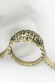 Europe And The Korean High-end Fashion Retro Exaggerated Personality Cobra Opening Ring Jewelry Accessories