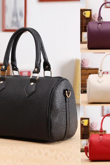 Women Synthetic Leather Handbag Satchel Shoulder Bags Tote Messenger Bag 4 Colors