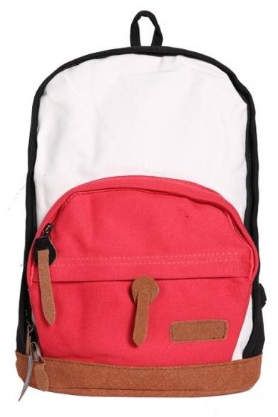 New Women Colorful Classic Canvas Backpack Bookbag School Bag Rucksack Shoulder Bag