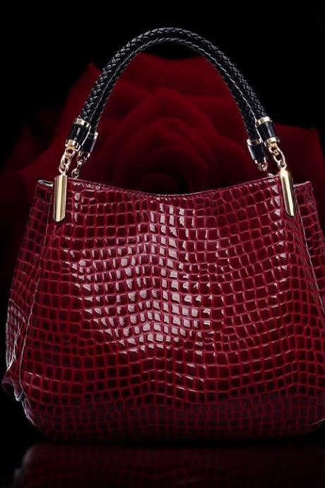 New Fashion Women's Ladies Leather Handbag Bag Tote Shoulder Bags