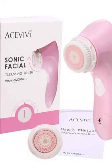 ACEVIVI Waterproof Portable Size Sonic Face Facial Cleaning Brush Cleaner