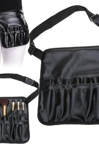 Black Professional Artist Essential Makeup Brush Belt Pocket Bag on Luulla