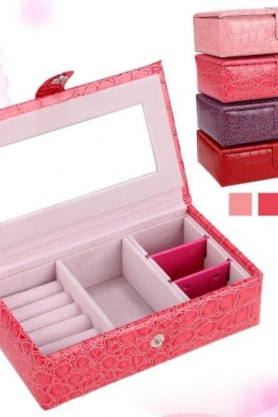 Portable Jewelry Box Plate Studs Earrings Storage Case Jewelry Packaging Display Box