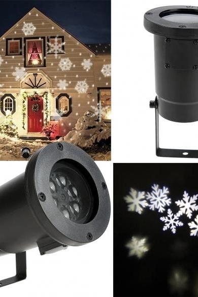 Outdoor/ Indoor Led Projection Light For Christmas Festival Garden Decoration Eu Plug
