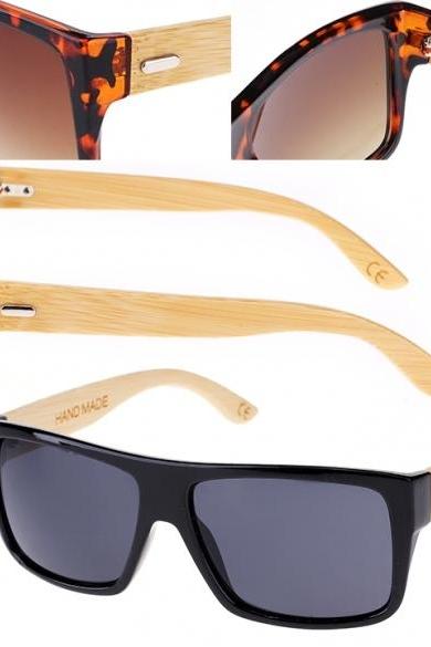 New Hot Bamboo Legs Eyewear Eyeglasses Fashion Vintage Style Sunglasses