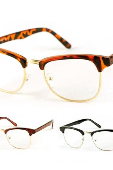 New Korean Framed Glasses Plain Glass Spectacles