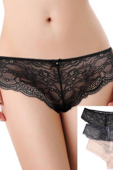 On Clearance Ekouaer Women Low Rise Sexy Lace Hipster Panty Underwear 3 Pack