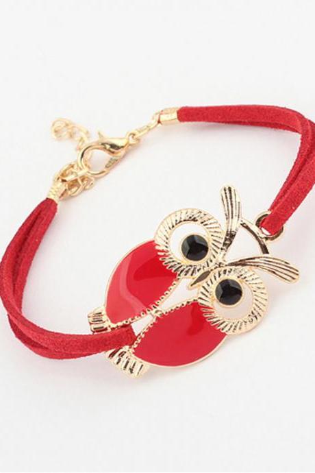 Cute Joker Owl Lint Bracelet
