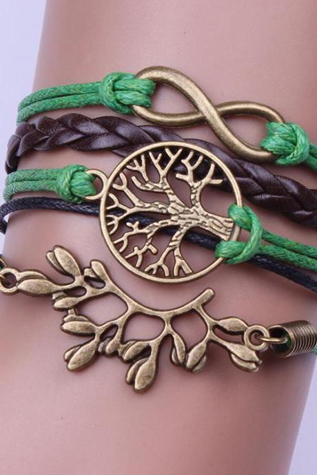 Branches Tree Of Life Woven Bracelet