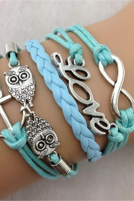 Owl Love Wax Fashion Bracelet
