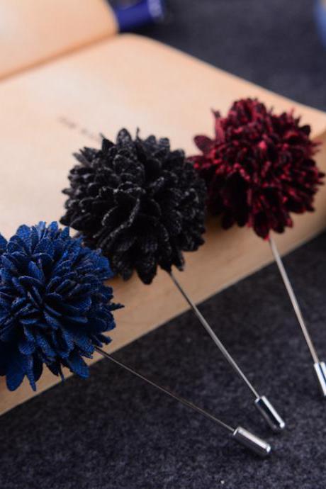 All-match accessories cloth simulation flower brooch