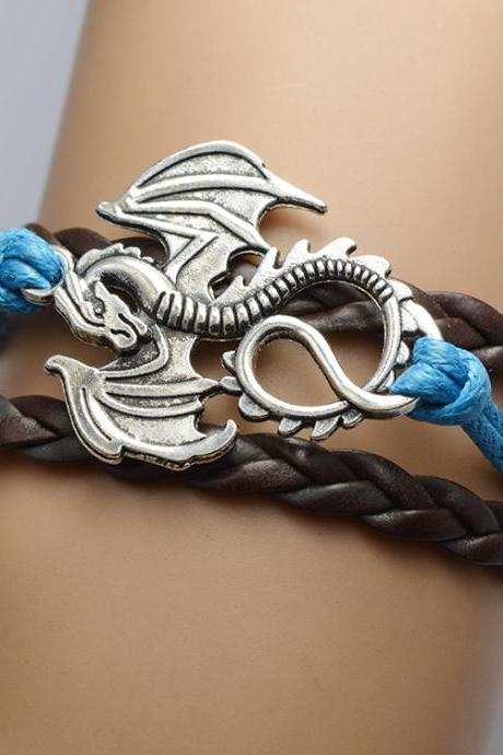 Personality Dragon Multilayer Woven Bracelet