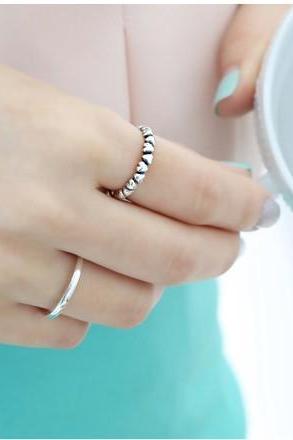 Love The Heart Connected Joker Tail Ring