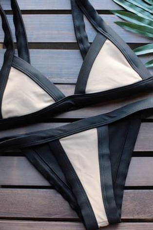 2017 Sexy Triangle Two Pieces Swimwear