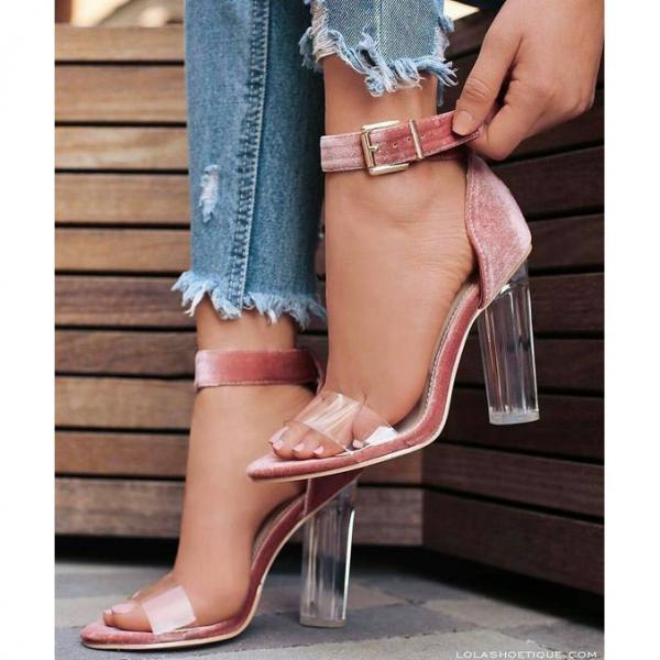 Lola shoetique clear heels on sale