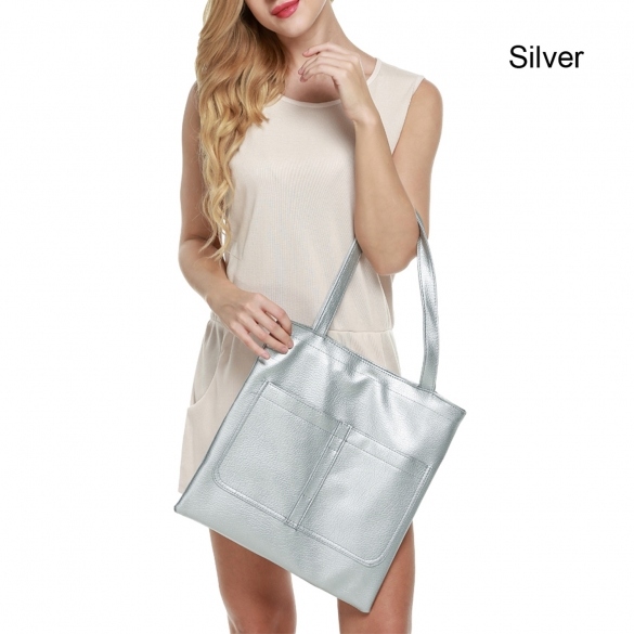 1270~faux leather bag with removable shoulder strap main image 0