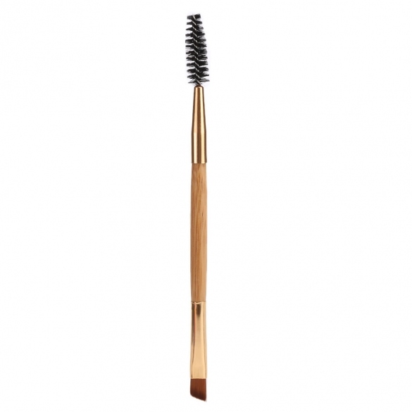 Makeup Brushes Cosmetic Tools Dual Ended Angled Eyebrow Brush And