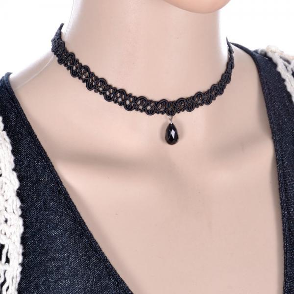 Simple Creative Style Water Drop Necklace on Luulla