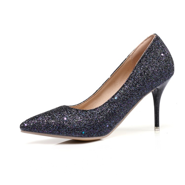 Glitter PointedToe High Heel Stilettos on Luulla