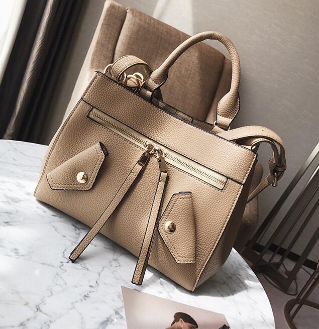 Well-Match Solid Color Women Satchel on Luulla