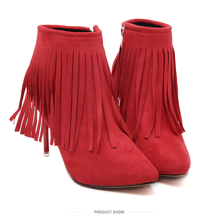suede stiletto ankle boots
