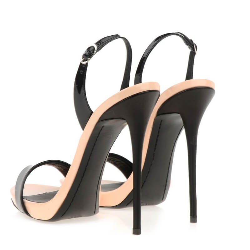 block heel buckle sandals
