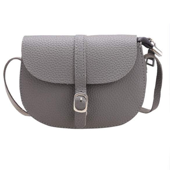 New Women Synthetic Leather Messenger Bag Soft Solid Flap Bag Hasp